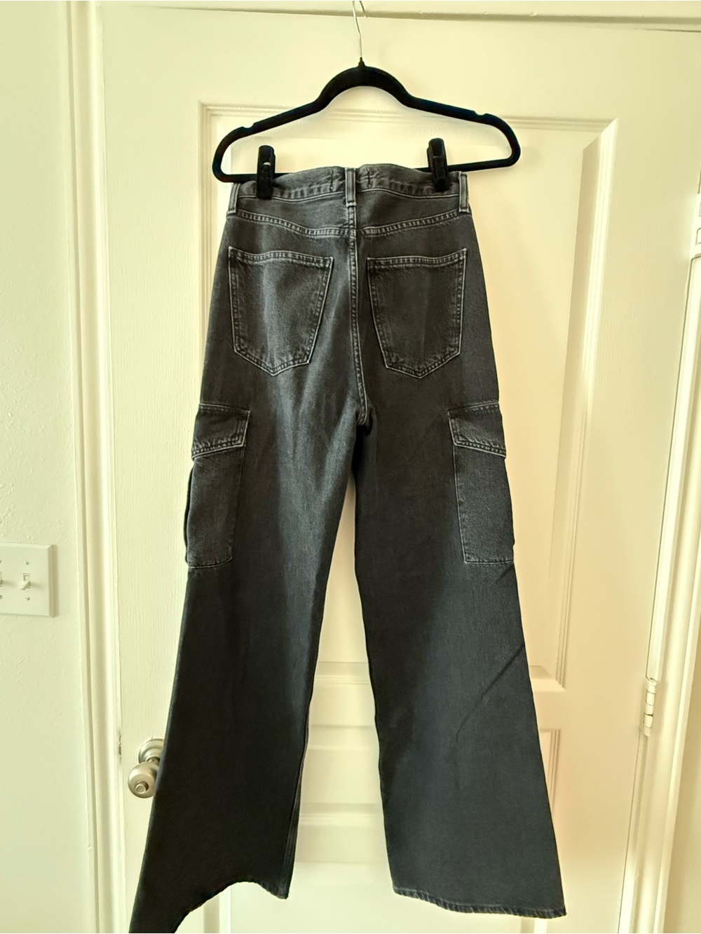 Agolde Washed Black High-Rise Jeans - Picture 3 of 4
